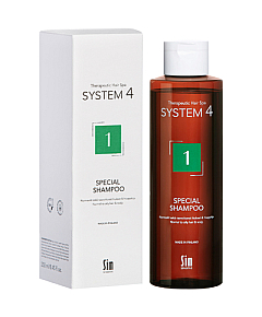 Sim Sensitive System 4 - Терапевтический шампунь №1 для нормальной и жирной кожи головы 250 мл